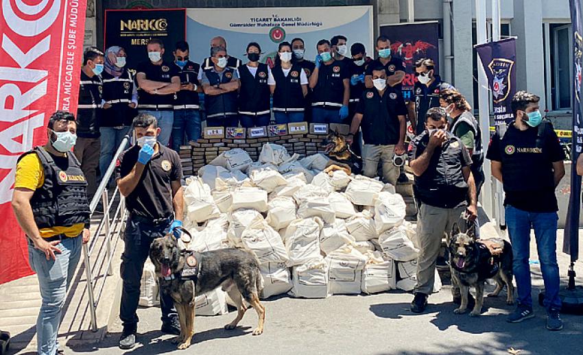 Mersin limanında dev uyuşturucu operasyonu