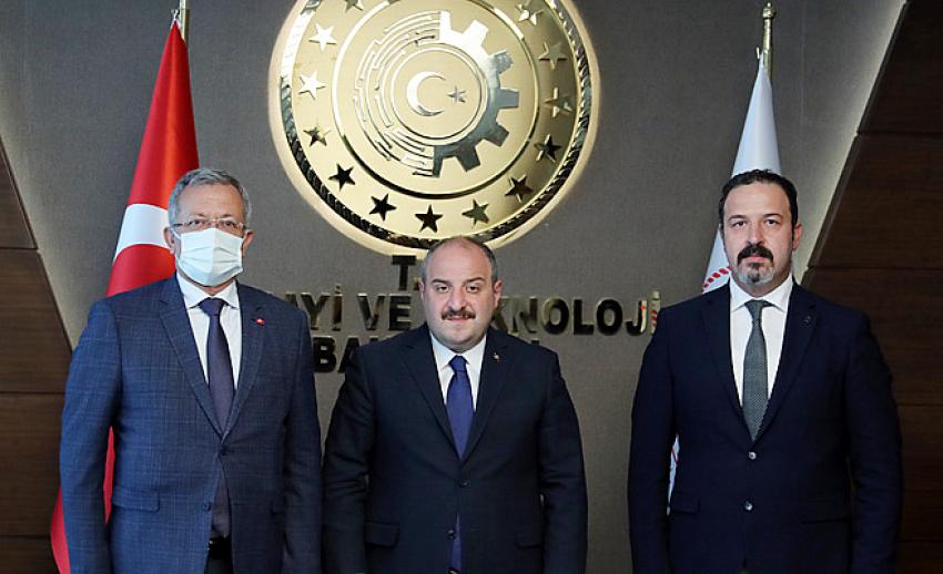 Sabri Tekli’den Bakan Varank’a ziyaret