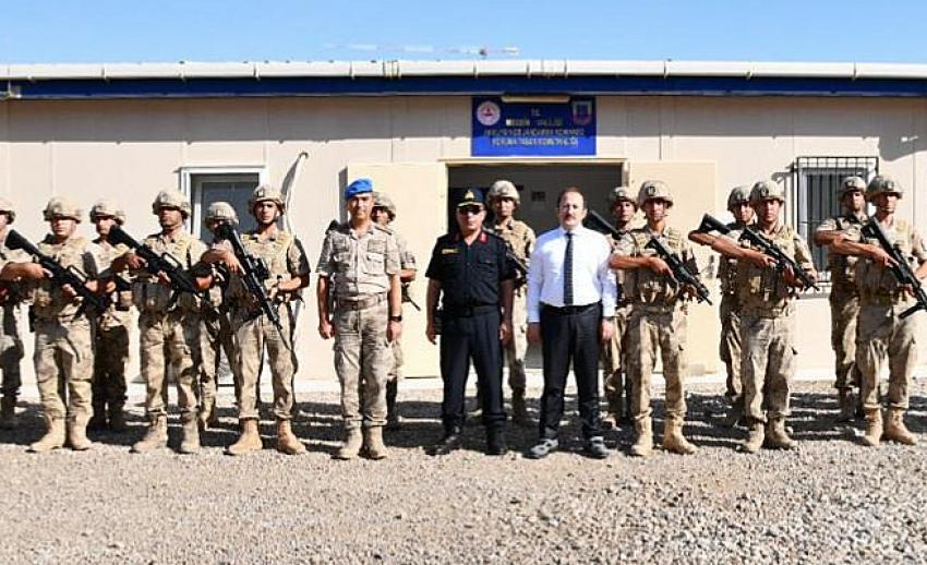 Vali Pehlivan Akkuyu NGS Jandarma Komando Koruma Tabur Komutanlığı’nı Ziyaret Etti